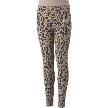 Puma ALPHA AOP LEGGINGS G Dívčí legíny, mix, velikost 164