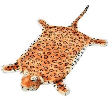 Plyšový koberec leopard 139 cm hnědý (80170)