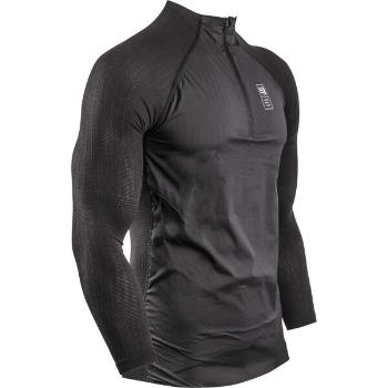 Compressport HYBRID PULLOVER Pánské funkční termotriko, černá, velikost