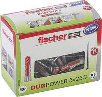 2komponentní hmoždinka Fischer DUOPOWER 5x25 S LD 535458, Vnější délka 25 mm, Vnější Ø 5 mm, 50 ks