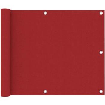 Balkónová zástěna červená 75×500 cm oxfordská látka 135034 (135034)