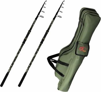 ZFISH Combo 2x Kingstone Telecarp + Case Prut 3,6 m 3,5 lb 5 dílů