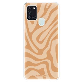 Odolné silikonové pouzdro iSaprio - Zebra Orange - Samsung Galaxy A21s