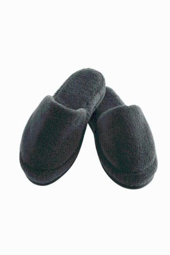 Unisex pantofle COMFORT Černá antracit 30 cm