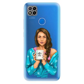 Odolné silikonové pouzdro iSaprio - Coffe Now - Brunette - Xiaomi Redmi 9C