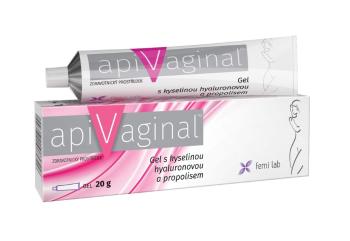 Apivaginal Gel s kyselinou hyaluronovou a propolisem 20 g