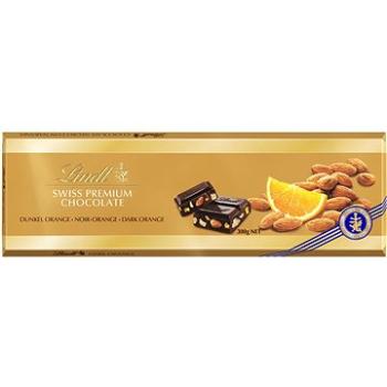 LINDT Gold Tablet Dark Orange Almonds 300 g (7610400069267)