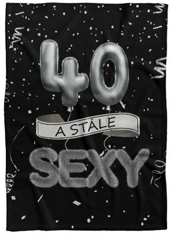 Deka Stále sexy – Černá (věk: 40, Podšití beránkem: NE)