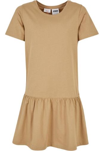 Urban Classics Girls Valance Tee Dress unionbeige - 122/128