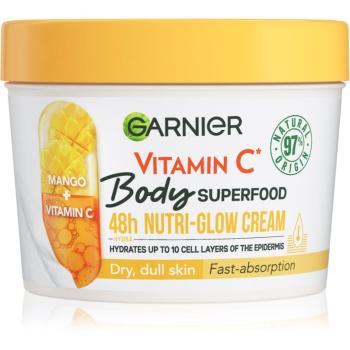 Garnier Body SuperFood rozjasňující tělový krém s vitaminem C 380 ml