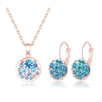 Set Rosie: náušnice + náhrdelník B0152 Zirconia Luxury