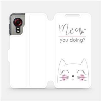 Flipové pouzdro na mobil Samsung Galaxy Xcover 5 - M098P Meow you doing? (5903516674169)