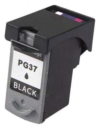 CANON PG-37 BK - kompatibilní cartridge, černá, 12ml