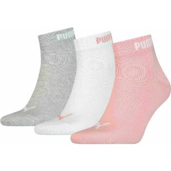 Puma SOCKS LOW 3PPK Ponožky, bílá, velikost 39-42