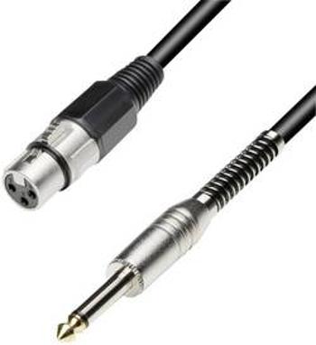 Kabel stereo jack (M) 6,3 mm / XLR (F), 3 m