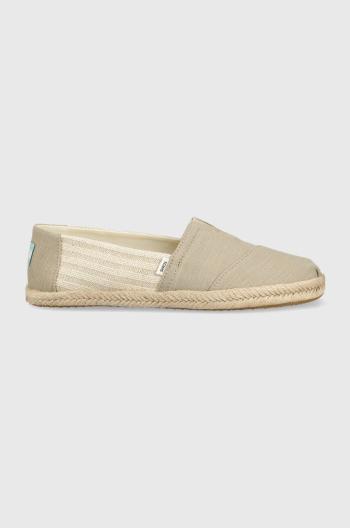 Espadrilky Toms Alpargata Rope béžová barva, 10019673