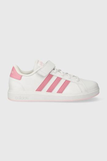 Dětské sneakers boty adidas GRAND COURT 2.0 EL K bílá barva