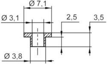 Izolační objímka TRU COMPONENTS TC-V5357-203, 1586584