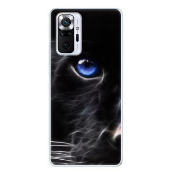 Odolné silikonové pouzdro iSaprio - Black Puma - Xiaomi Redmi Note 10 Pro