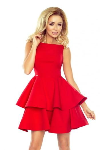 Dámské šaty 169-1 NUMOCO červené XL