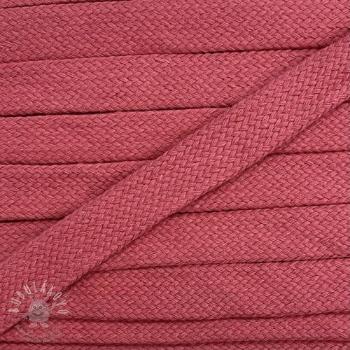 Bavlnená šnůra plochá 17 mm old pink