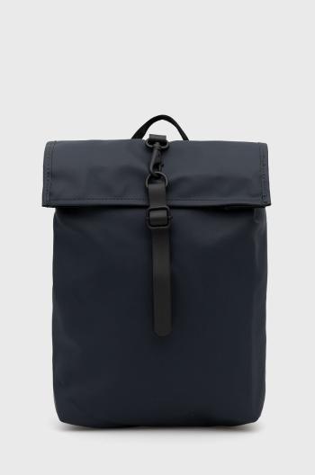 Batoh Rains 13610 Rolltop Rucksack Mini tmavomodrá barva, velký, hladký