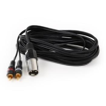 FrontStage kabel XLR na cinch, 6 m