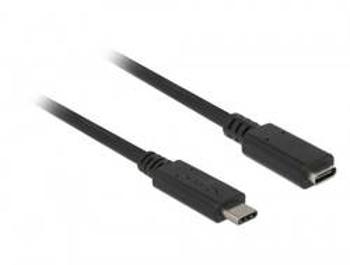 USB 3.0 prodlužovací kabel Delock DELOCK Verlängerungskabel SuperSpeed1,0m 85533, 1.00 m, černá