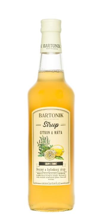 BARTONIK Sirup citron & máta 500 ml