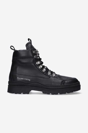 Kožené workery Filling Pieces Mountain Boot černá barva, 63322901861