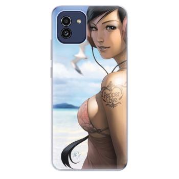 Odolné silikonové pouzdro iSaprio - Girl 02 - Samsung Galaxy A03