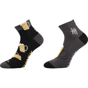 Voxx SOCKS 2P Pánské ponožky, černá, velikost 39-42