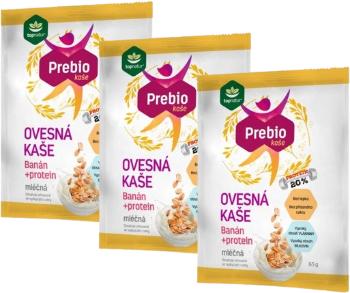 Topnatur Prebio ovesná kaše mléčná Banán s proteinem 3 x 65 g