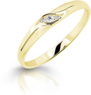 Cutie Jewellery Něžný zásnubní prsten ze žlutého zlata Z6815–2844-10-X-1 54 mm