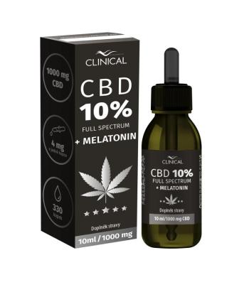 Clinical CBD 10% Full Spectrum + Melatonin 10 ml