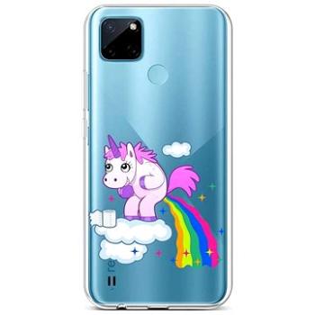 TopQ Kryt Realme C21Y silikon Rainbow Disaster 69948 (Sun-69948)