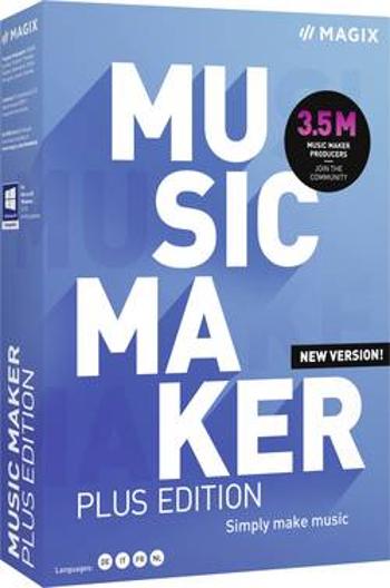 Magix Music Maker Plus Edition (2021) plná verze, 1 licence Windows hudební software