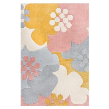 Flair Rugs koberce Kusový koberec Zest Retro Floral Ochre - 160x230 cm Vícebarevná