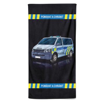 Osuška Policejní dodávka (Velikost osušky: 70x140cm)