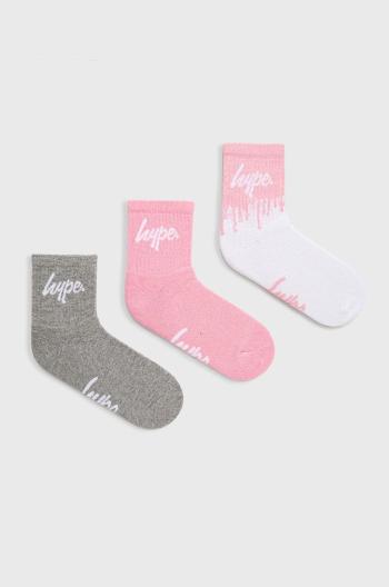 Dětské ponožky Hype bílá barva