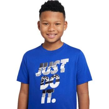 Nike U NSW TEE CORE BRANDMARK 1 Chlapecké tričko, modrá, velikost S