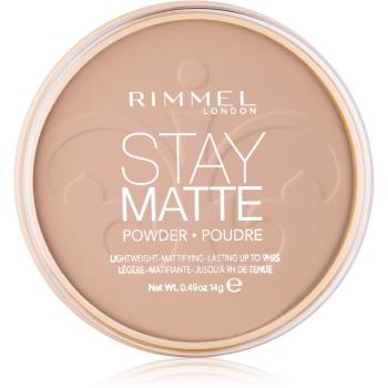 Rimmel Stay Matte pudr odstín 005 Silky Beige 14 g