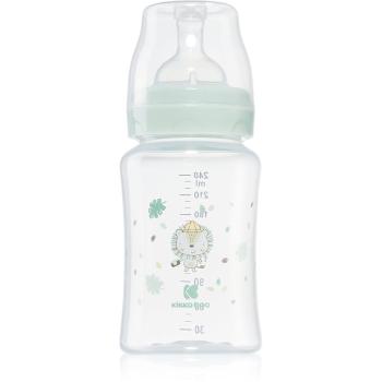 Kikkaboo Jungle King kojenecká láhev 3 m+ Mint 240 ml