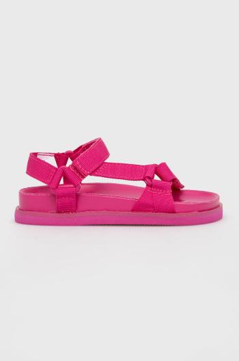 Dětské sandály GAP růžová barva