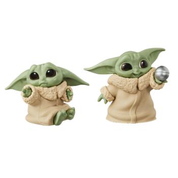 Baby Yoda 6 cm figurka - č.4 zavřené oči
