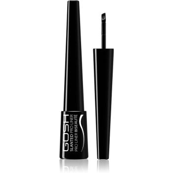 Gosh Slanted Pro Liner gelové oční linky odstín 001 Black 3 ml