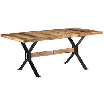 Jídelní stůl 180x90x76 cm hrubé mangovníkové dřevo 321610 (321610)