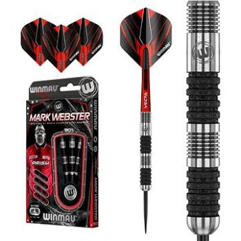 Šipky Winmau steel Mark Webster 25g, 90% wolfram (19046)