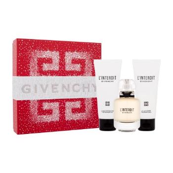 Givenchy L´Interdit dárková kazeta parfémovaná voda 50 ml + tělové mléko 75 ml + sprchový olej 75 ml pro ženy