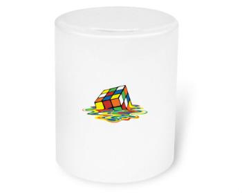 Pokladnička Melting rubiks cube